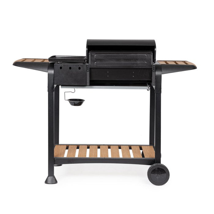 Barbecue a gas con 3 bruciatori con ruote - Loni