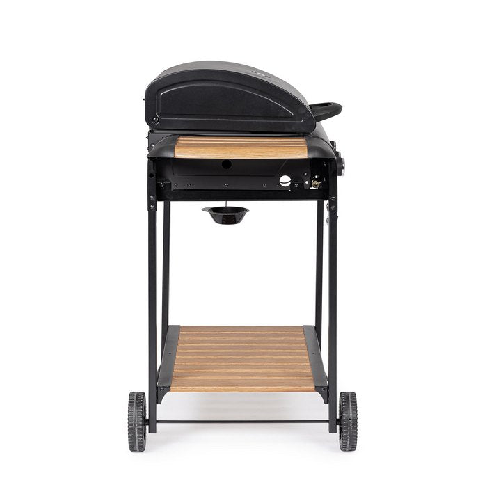Barbecue a gas con 3 bruciatori con ruote - Loni