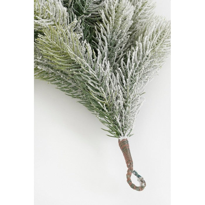 Ghirlanda verde innevata in PE 270 cm