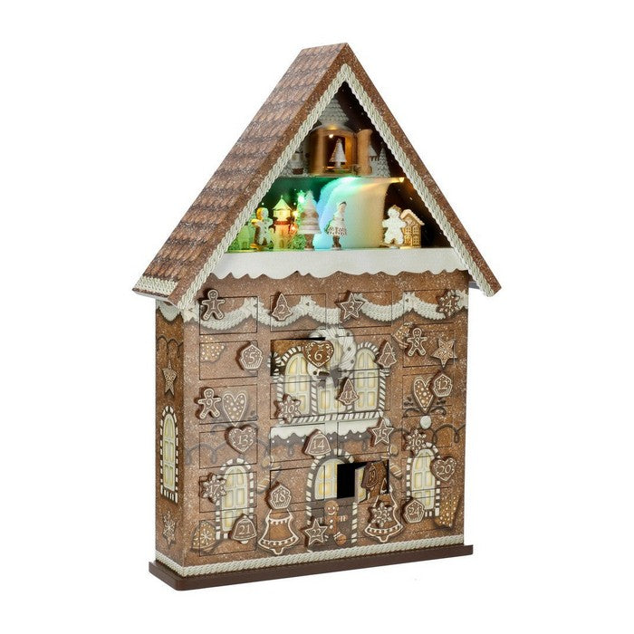 Calendario dell'avvento con luci e musica 61 cm - Joleen