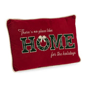 Cuscino natalizio con scritta Home 50x33 cm - Windsome