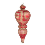 Pendaglio gigante in vetro da appendere per decorazione natalizia 51 cm - Oliwia