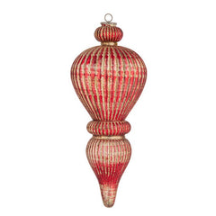 Pendaglio gigante in vetro da appendere per decorazione natalizia 51 cm - Oliwia