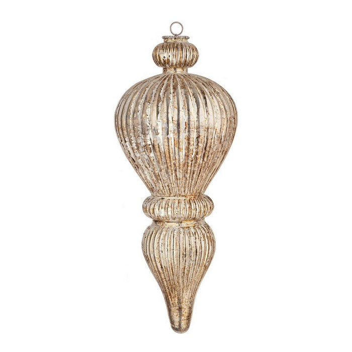 Pendaglio gigante in vetro da appendere per decorazione natalizia 51 cm - Oliwia