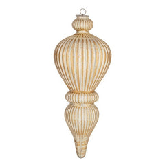 Pendaglio gigante in vetro da appendere per decorazione natalizia 51 cm - Emilian