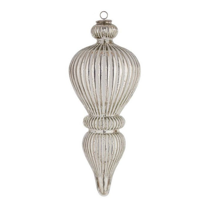 Pendaglio gigante in vetro da appendere per decorazione natalizia 51 cm - Emilian