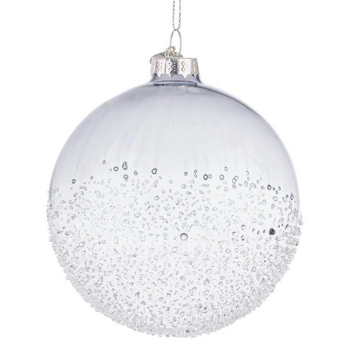 Palla di natale in vetro trasparente - Amaze