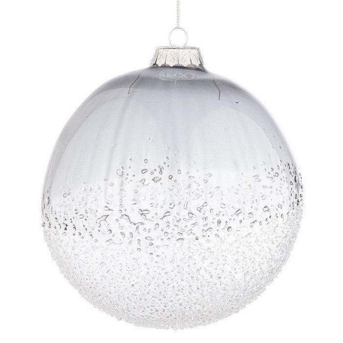 Palla di natale in vetro trasparente - Amaze