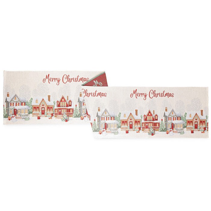 Runner per decorazione natalizia 183x33 cm - Village