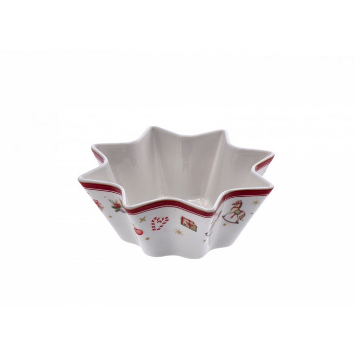 Ciotola natalizia a forma di stella