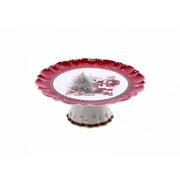 Alzata natalizia in porcellana