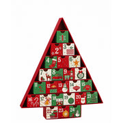 Calendario dell'avvento a forma di albero