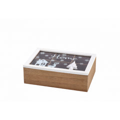 Scatola porta bustine da Te natalizio