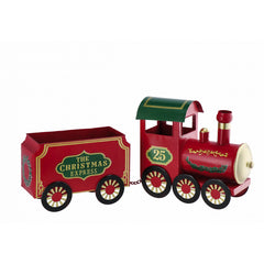 Treno decorativo natalizio