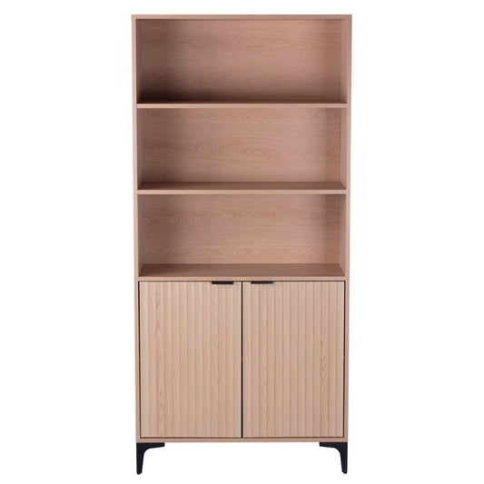 Mobile moderno con 2 ante e ripiani in melamina legno - Lignum - BEST - 64634730611066