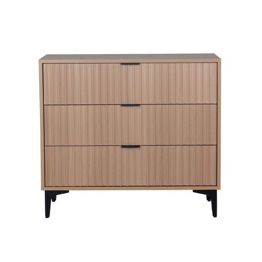 Cassettiera moderna con 3 cassetti in melamina legno - Lignum - BEST - 64634735329658