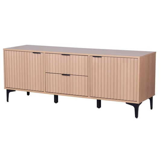Mobile porta TV moderno con ante e cassetti in melamina legno - Lignum - BEST - 64634746044794