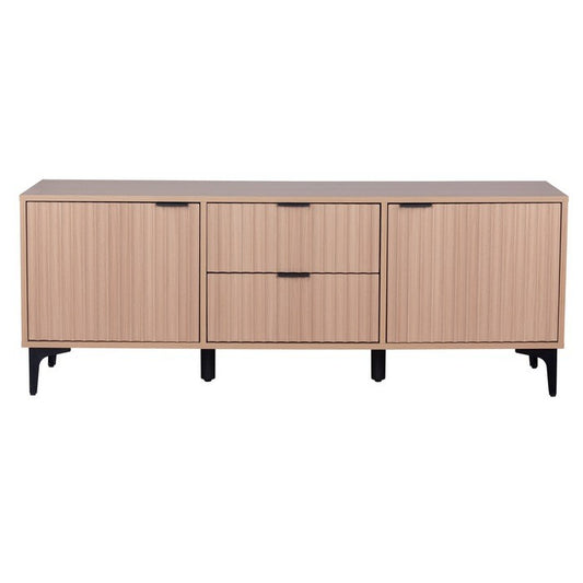 Mobile porta TV moderno con ante e cassetti in melamina legno - Lignum - BEST - 64634746044794