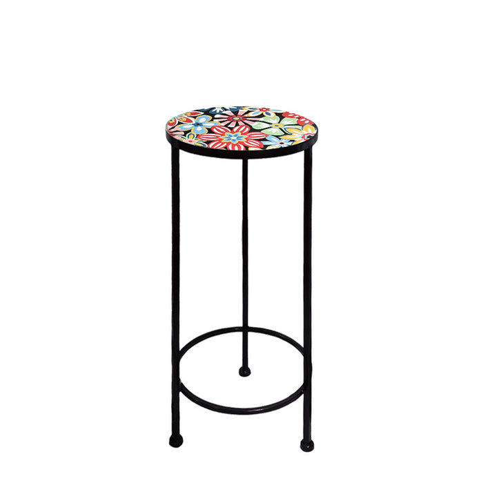 Supporto rotondo per piante con mosaico - Sanremo - BEST - 64871818854778