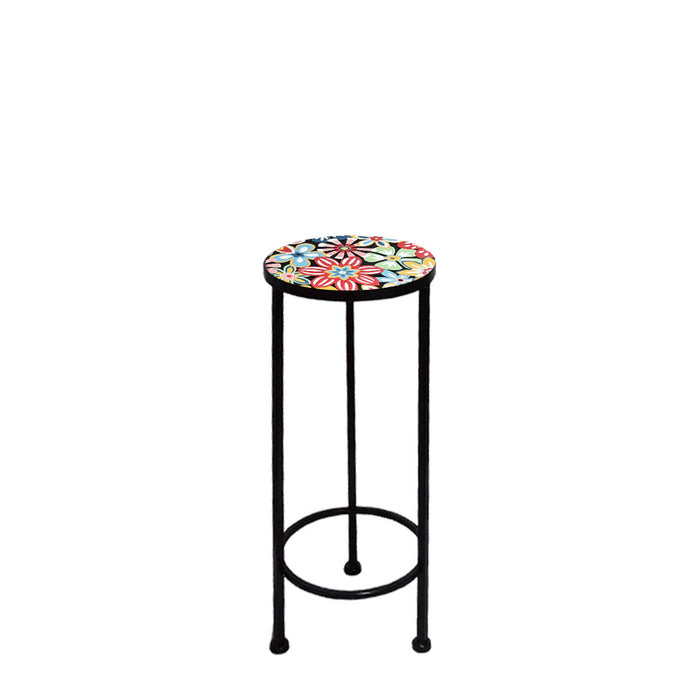 Supporto rotondo per piante con mosaico - Sanremo - BEST - 64871820362106