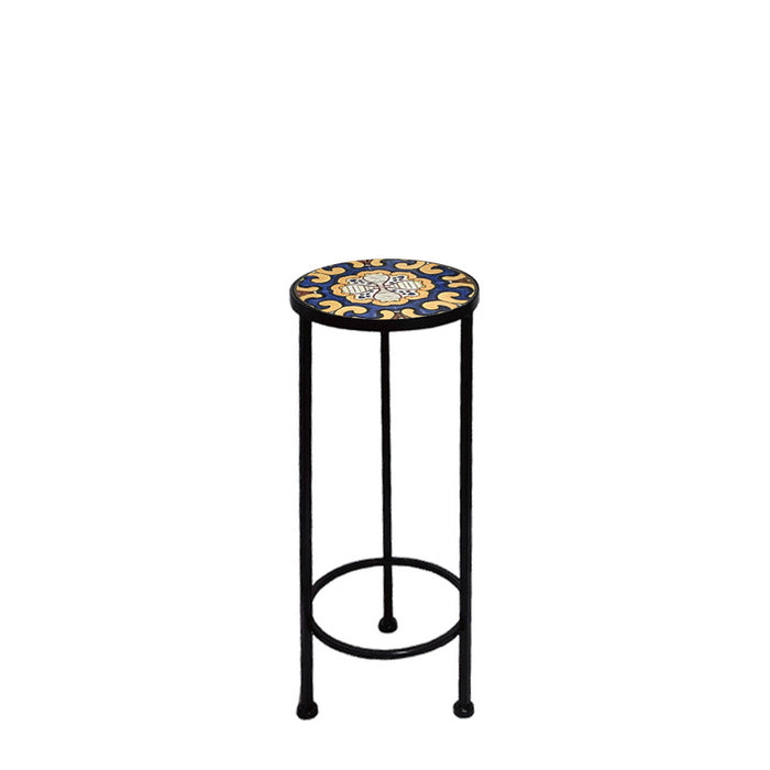 Supporto rotondo per piante con mosaico - Caltagirone - BEST - 64871831142778