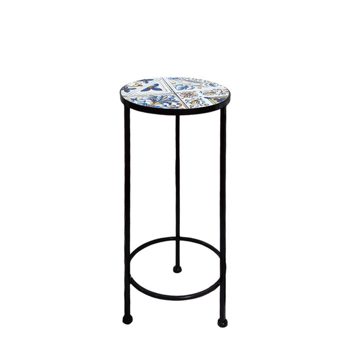 Supporto rotondo per piante con mosaico - Erice - BEST - 64871860437370