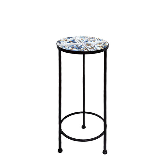 Supporto rotondo per piante con mosaico - Erice - BEST - 64871860437370