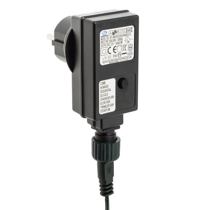 Catena lineare di 320 luci a LED per decorazione natalizia