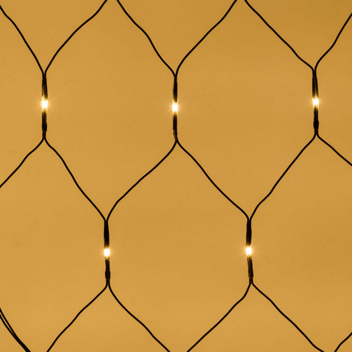 Rete di luci a mantello con 195 LED per albero di natale