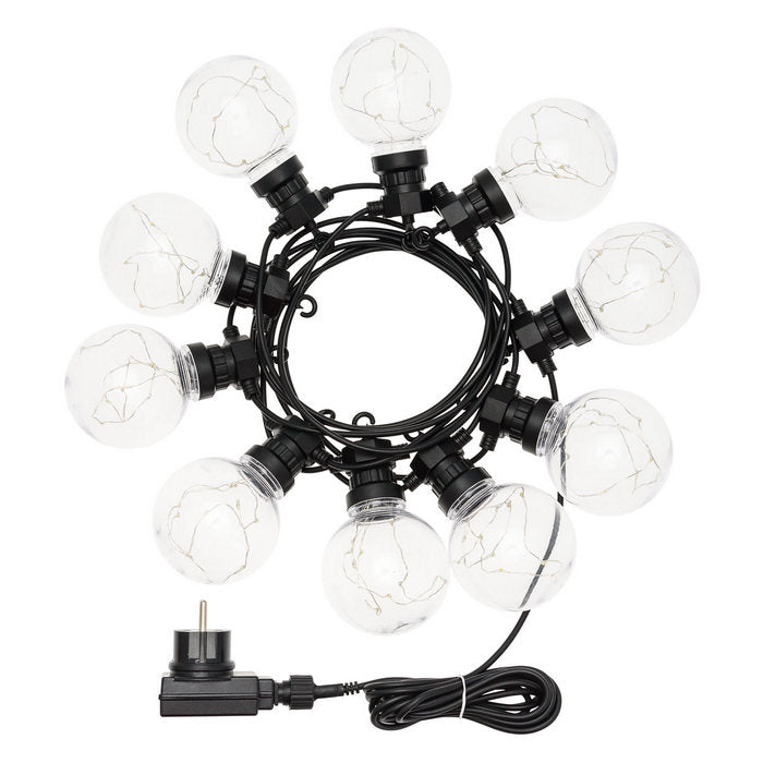 Catena 10 lampadine con MicroLED - Party