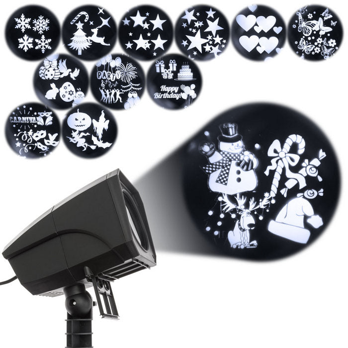 Proiettore da giardino natalizio 12 Mix - Oscar