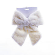 Fiocco in tessuto imbottito per decorazione natalizia