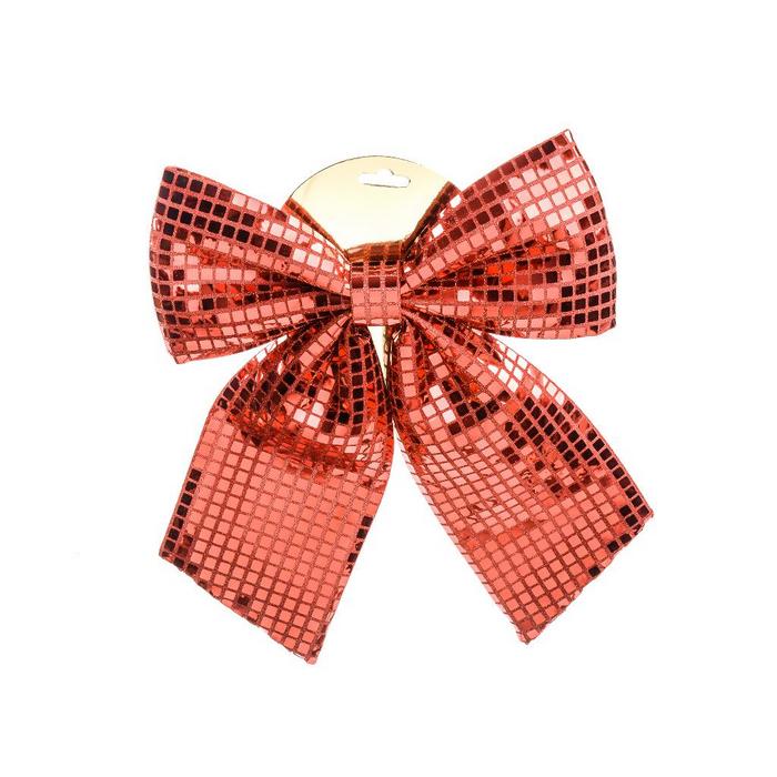 Fiocco in tessuto da appendere per decorazione natalizia