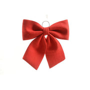 Fiocco in tessuto da appendere per decorazione natalizia 44 cm