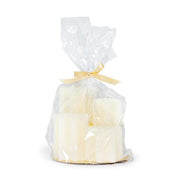 Set 4 candele natalizie avorio