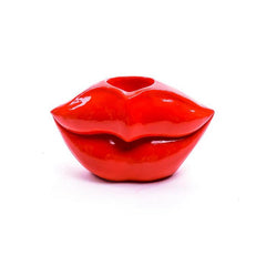 Labbra rosse per decorazione natalizia 15 cm