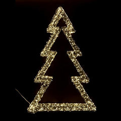 Albero luminoso con 3000 luci a LED bianco caldo