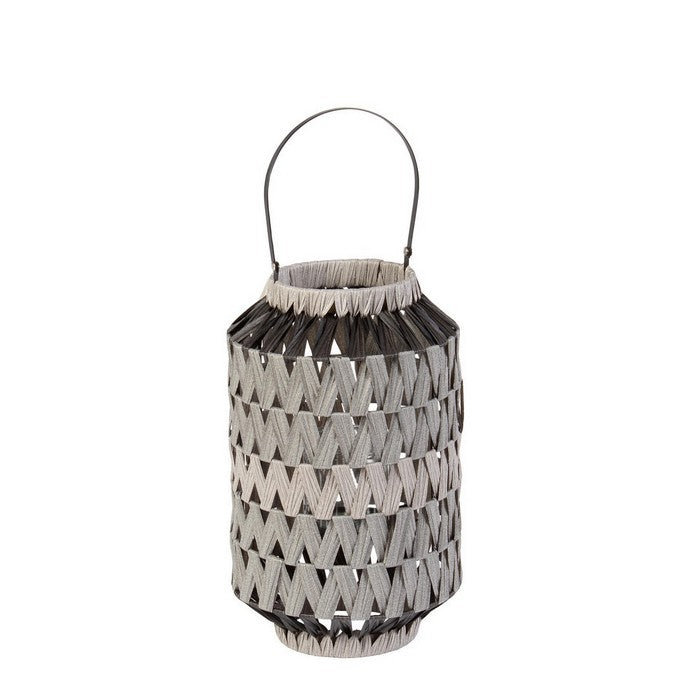 Lanterna cilindrica in rattan colorato 40 cm - Jala