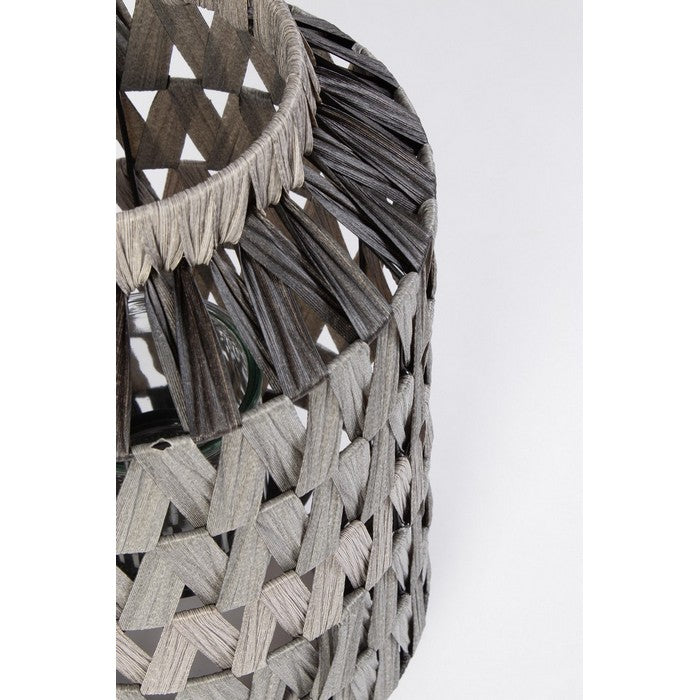 Lanterna cilindrica in rattan colorato 40 cm - Jala