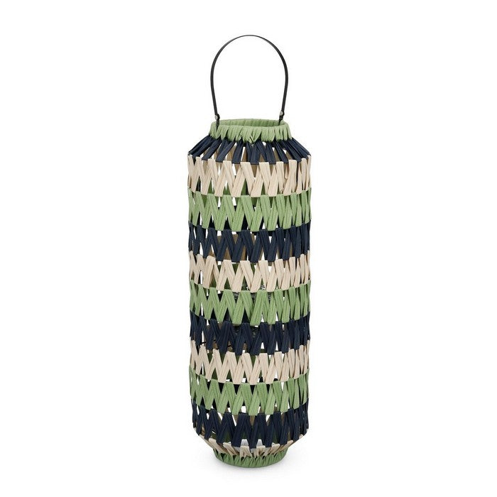 Lanterna cilindrica in rattan colorato 70 cm - Jala