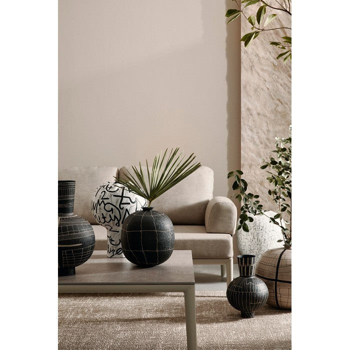 Vaso porta fiori moderno 43 cm con lettere - Raini