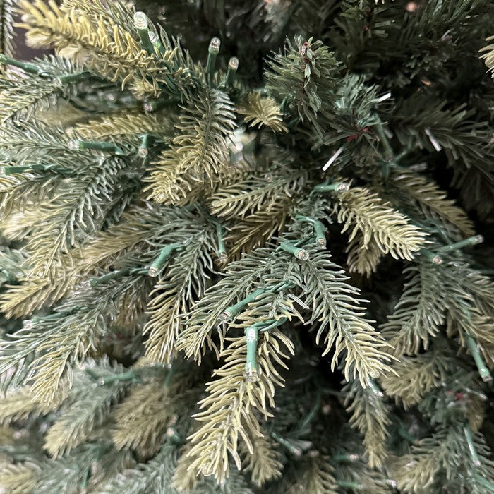 Albero di Natale verde realistico con luci bianco caldo - Big Sky