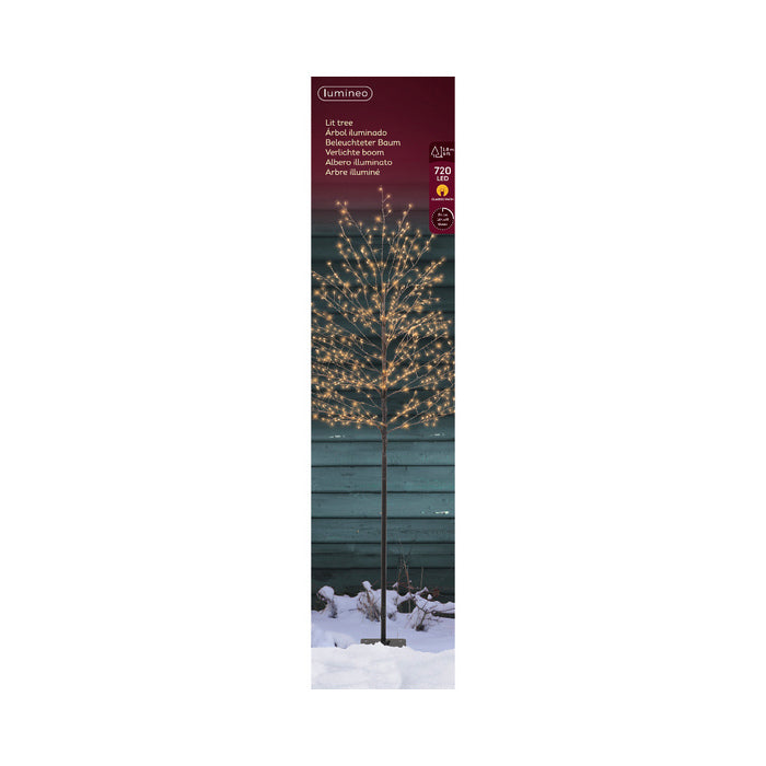 Albero per decorazione natalizia con 720 LED e timer interno/esterno 180 cm