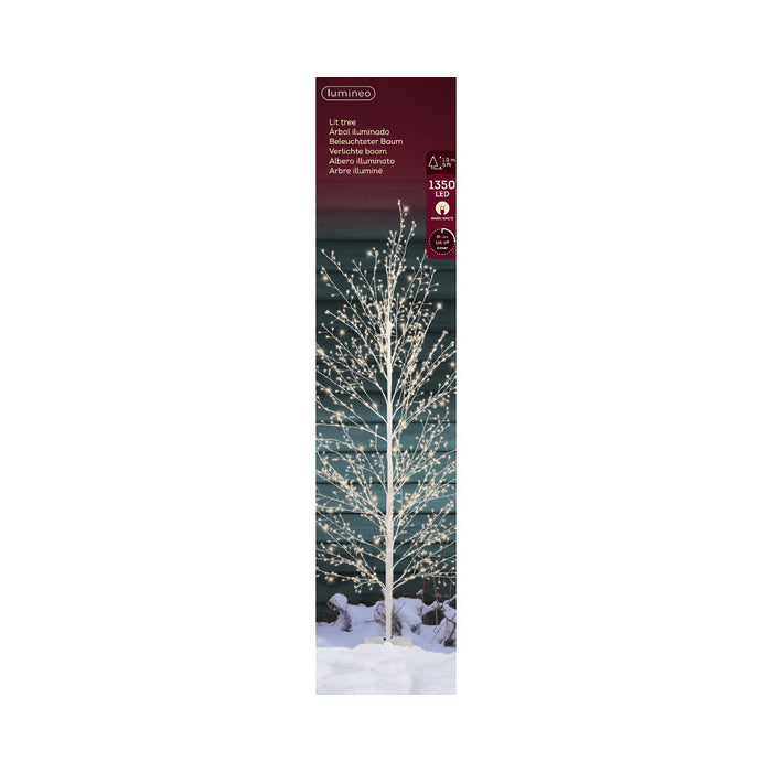 Albero per decorazione natalizia con 1320 LED e timer interno/esterno 150 cm