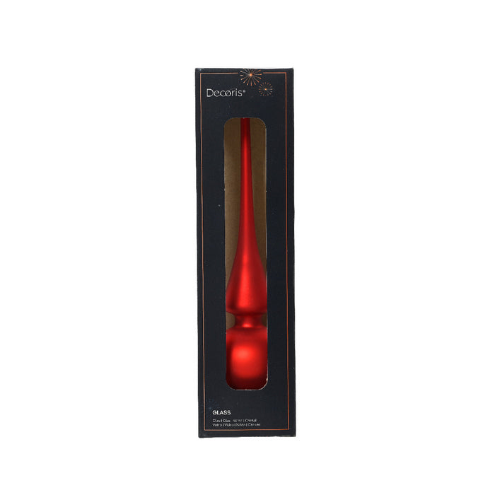 Punta per albero di natale in vetro