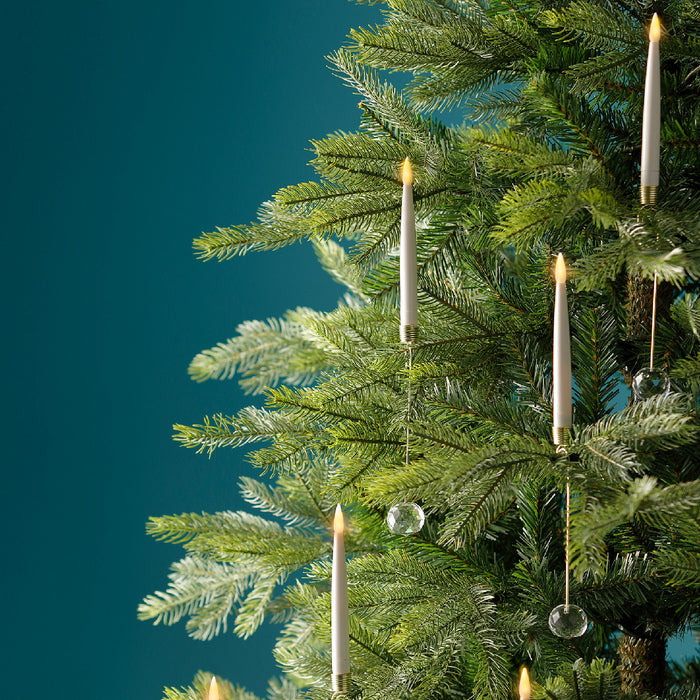 Set 10 candele LED a batteria per decorazione natalizia