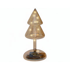 Decorazione luminosa natalizia a batteria, albero con led