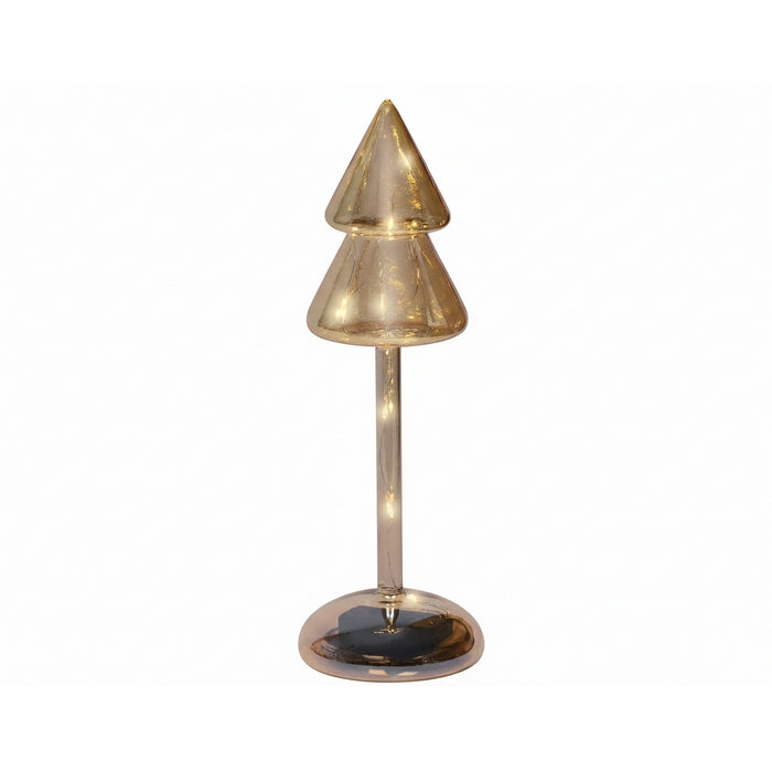Decorazione luminosa natalizia a batteria, albero con led