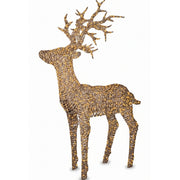 Renna in vimini per decorazione natalizia con 1320 LED interno/esterno 180 cm