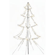 Albero per decorazione natalizia con 1000 LED bianco caldo interno/esterno 300 cm